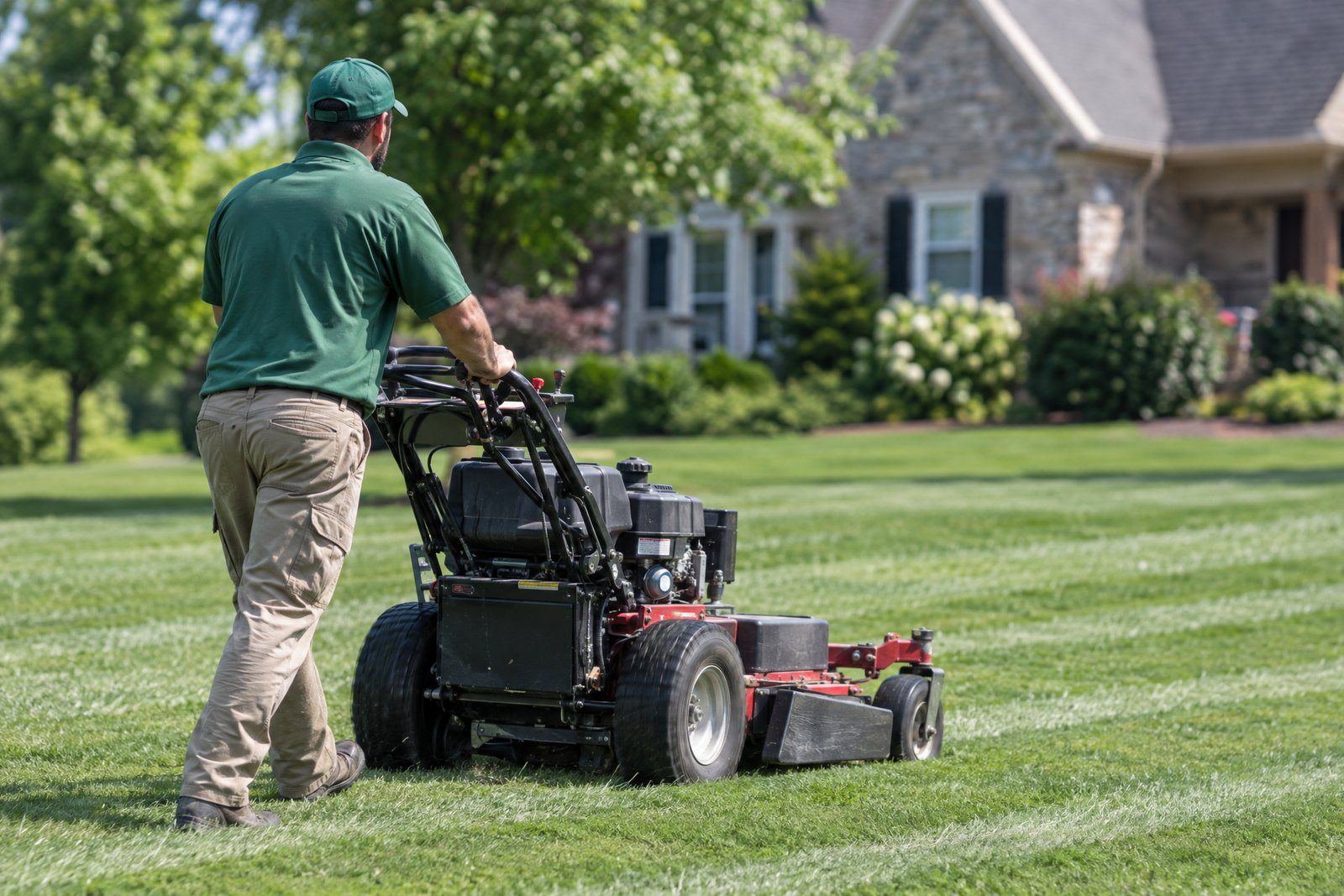 The ABM Landscaping crew at work in Middle Tennessee