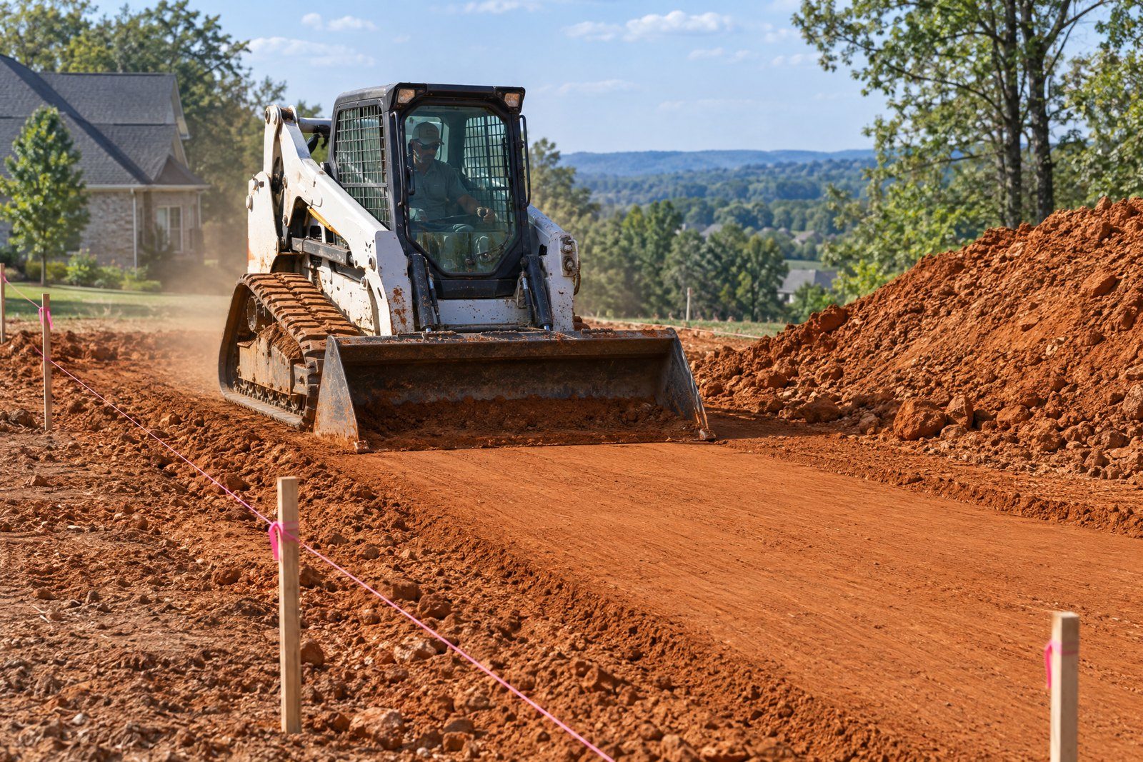 Grading & Excavation in Middle Tennessee by ABM Landscaping