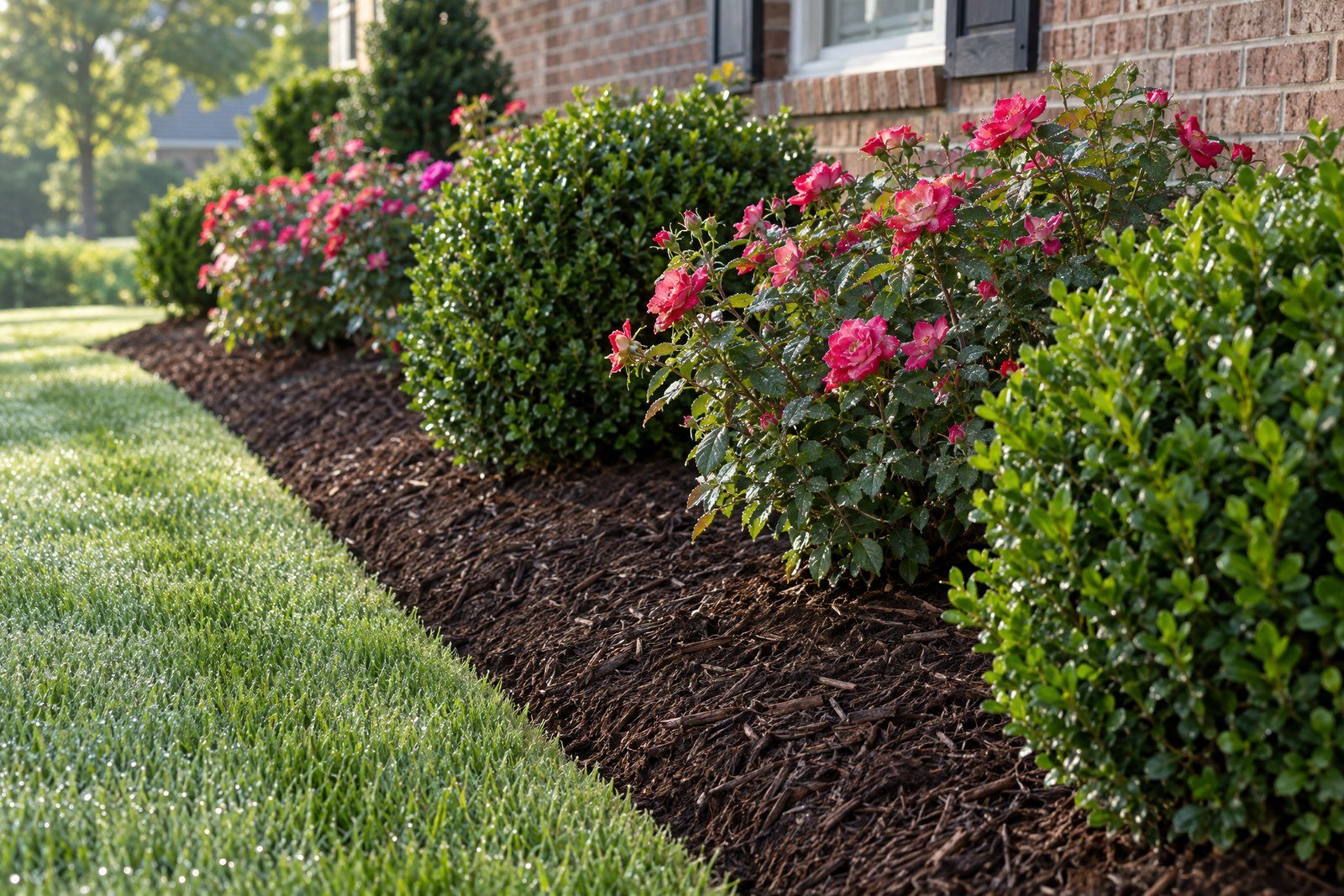 Finished landscaping work by ABM Landscaping